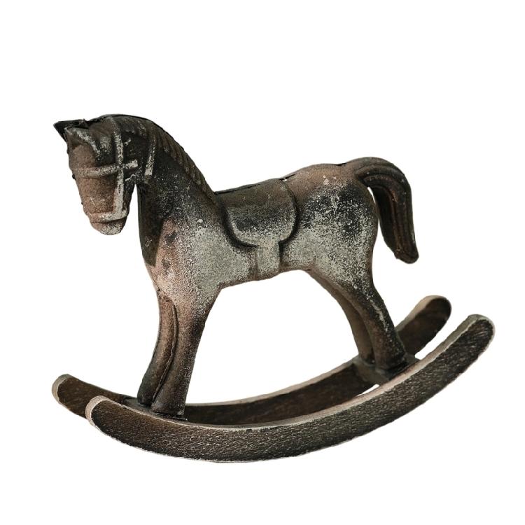 Modernes Schaukelpferd Holzfigur Minimalistische Regaldekorationen Für Couchtisch Bücherregal Skandinavisches Design Ornament Geschenk