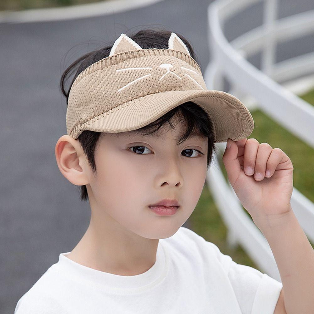 Summer Baby Sun Hat Cartoon Empty Top Hat Clearance UV Cap  Boy Girl Accessory