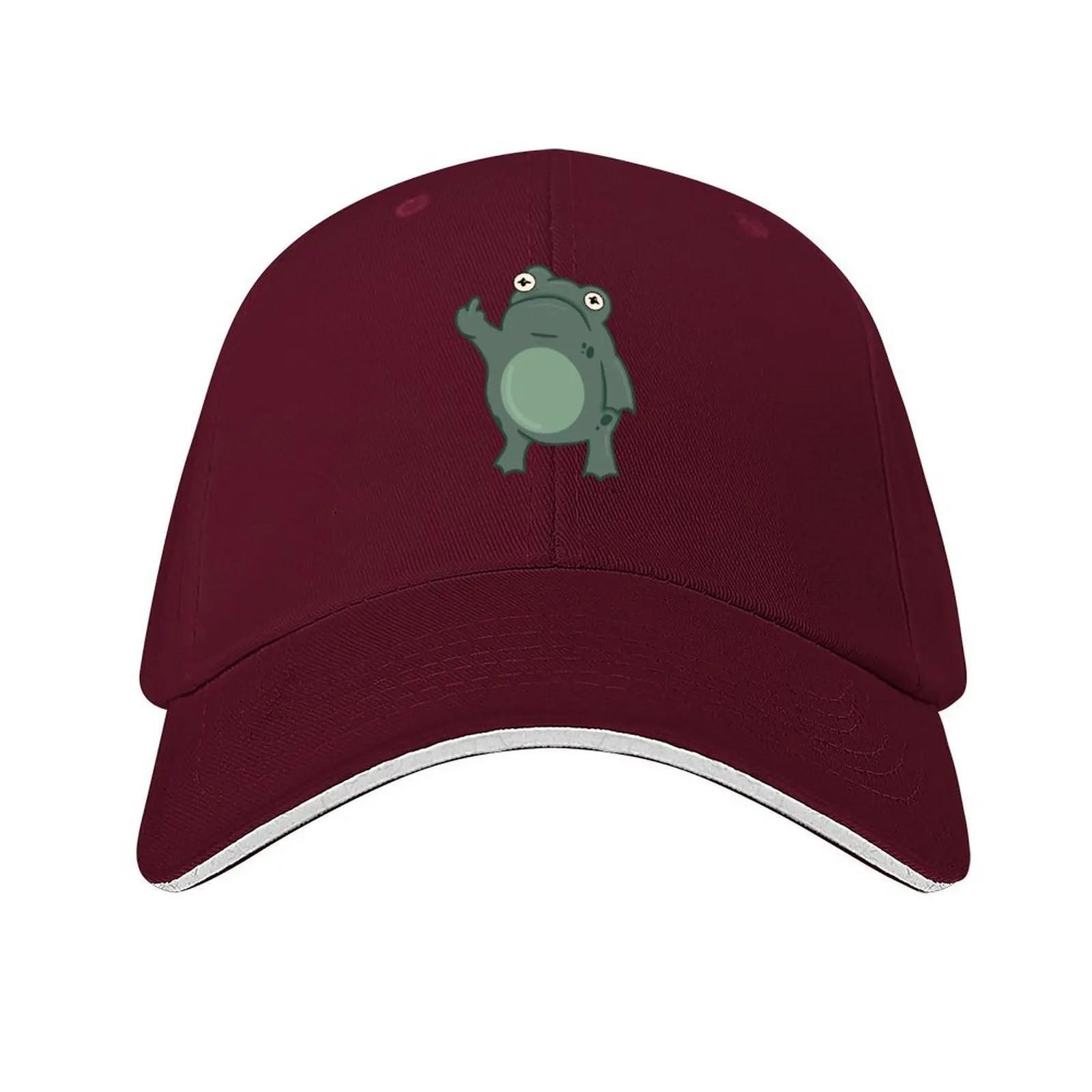 Grumpy Frog Baseball Cap Kids Hat Golf Hip Hop sun caps Mens Baseball Womens