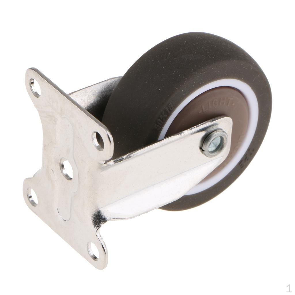 

25/32/38 / 50 мм Резиновые Колеса TPR Фиксированная Пластина Мебельное Колесо 2 Inch