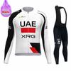 2026 Uae Team Winter Fleece Long Sleeve Cycling Jersey Set Mountian Bicycle Clothes Wear Ropa Ciclismo Racing Bike Jersey Suit