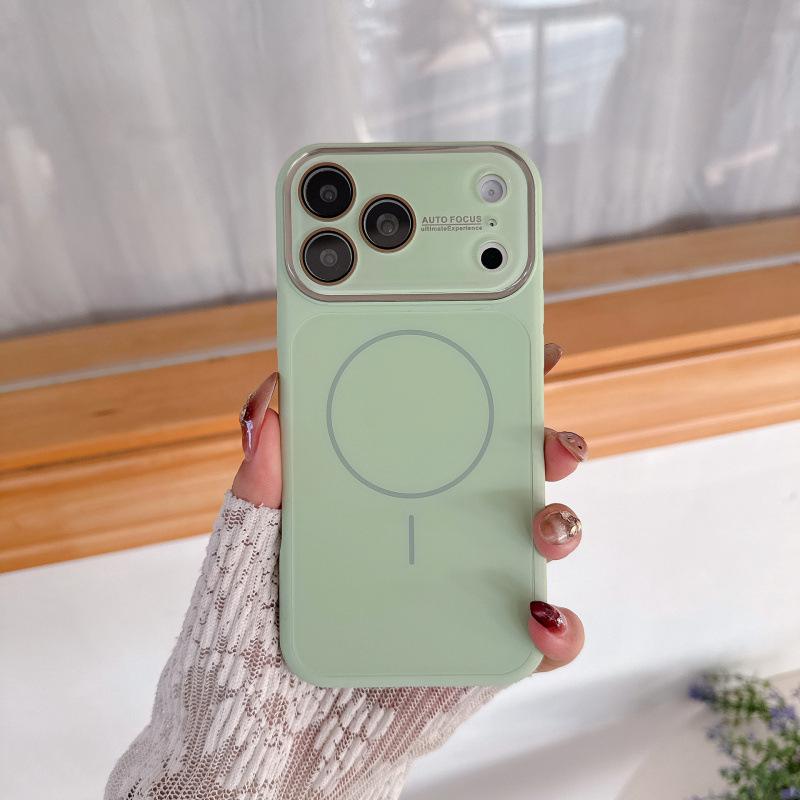 

Magnetic Liquid Case for Apple iPhone 14/15/16/17 Pro Max 16promax