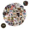 USA 250th Anniversary Waterproof Graffiti Stickers: 50-Pack for Water Bottles & Computers
