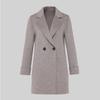 G·TENNA Women's 100% Wool Lapel Overcoat
