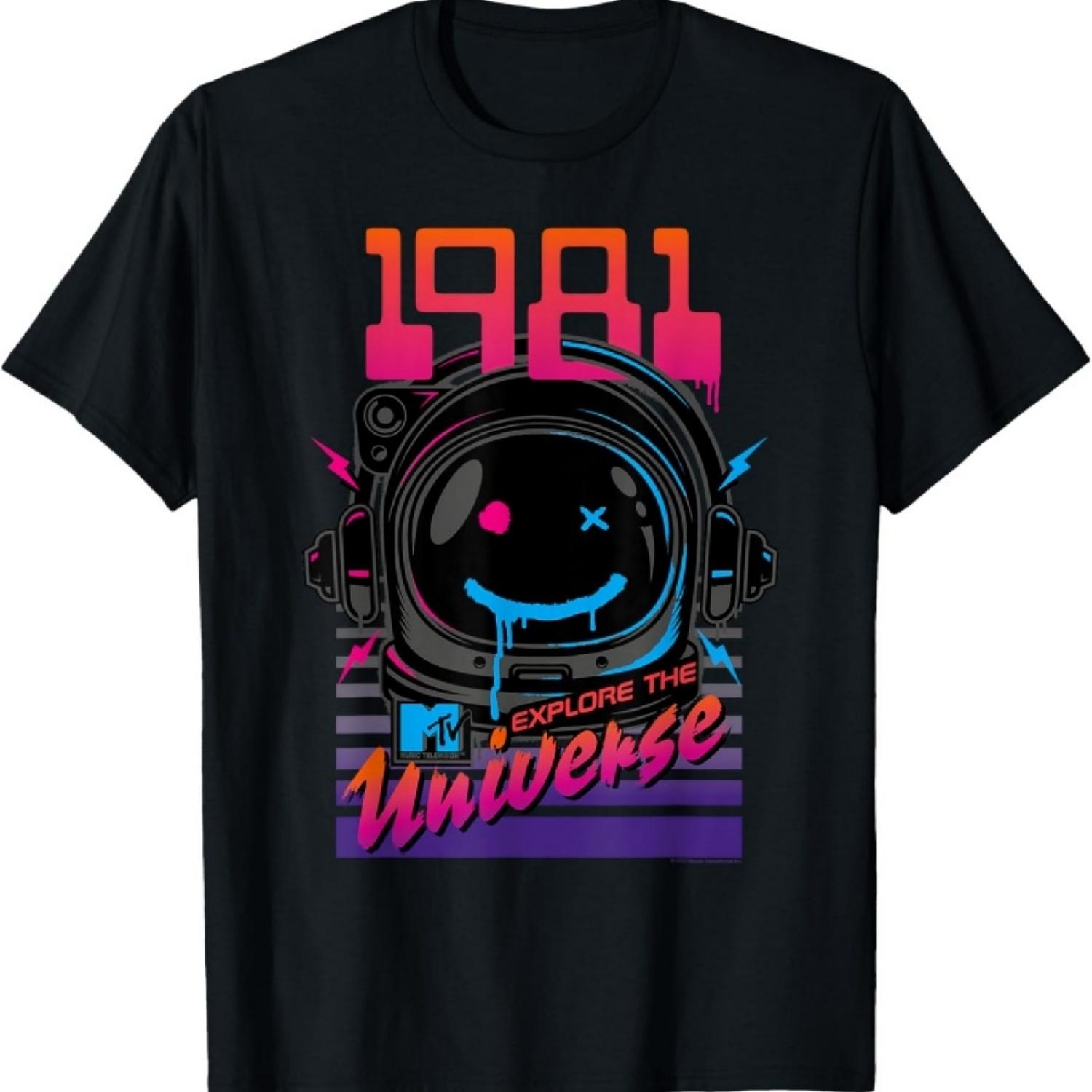 Футболка MTV Explore The Universe S чёрный