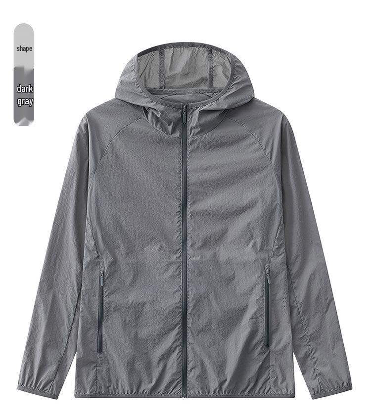 UPF50 Eisseide Sommer Sonnenschutzjacke: Leicht, UV-Schutz, Unisex Outdoor Haut Angelbekleidung