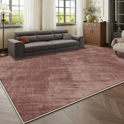 Modern Light Luxury Large Living Room Carpets Minimalism Decoration Washable Solid Color Rug Bedroom Bathroom Non-slip Floor Mat