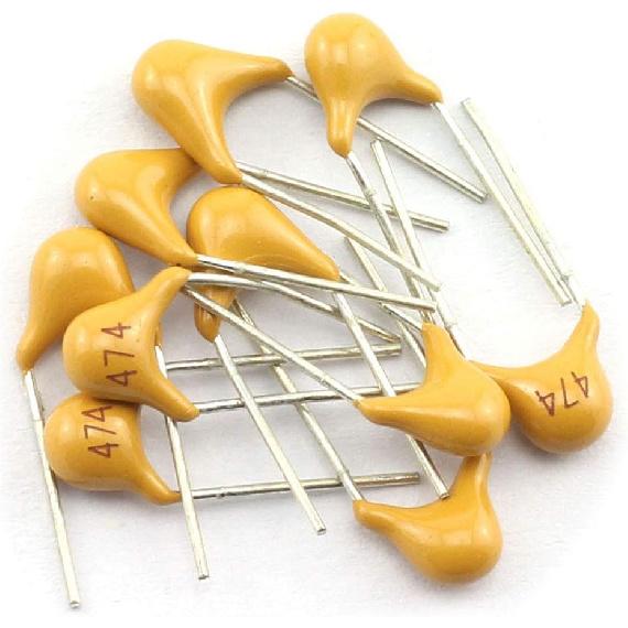 Tegg 180pcs Monolithic Ceramic Capacitors Assorted Kit 20PF-105(1UF) 50V 18 Values Commonly Used Electronic Component DIY Assortment