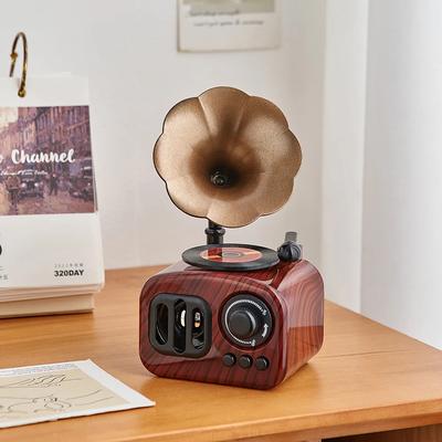 Kunstneriske Antikke Musikboks Dekorationer Hjemme Skrivebord Plast Håndværk Kontor Computer Skrivebord Tilbehør Retro Miniaturer Pynt Gave