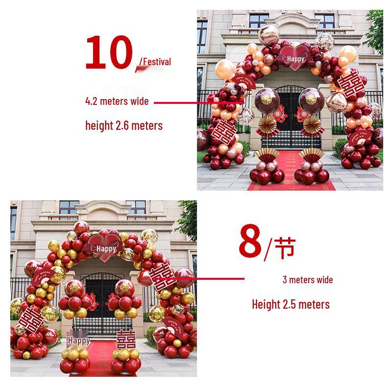 Wedding Balloon Arch Stand for Outdoor Aisle or Doorway Decoration