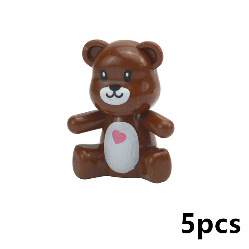 DIY Creative Model Cute Animal MOC Building Blocks Brick Little Pet Zoo Dog Duck Tortoise Penguin Cat Pig Bird Rabbit Toys