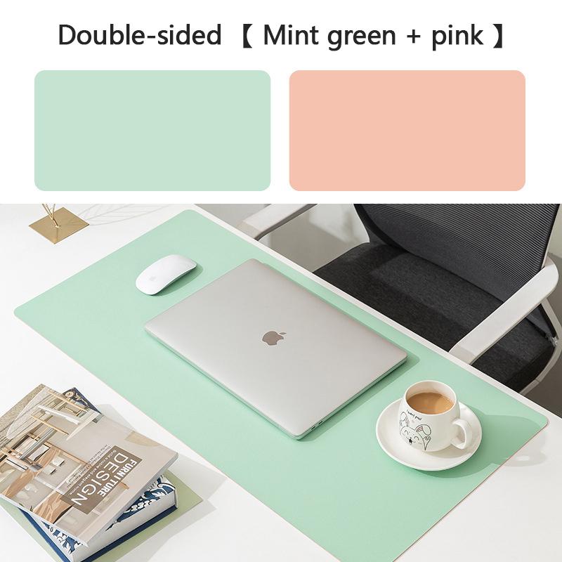 Large Size Office Desk Protector Mat PU Leather Waterproof Mouse Pad Desktop Keyboard Desk Pad Gaming Mousepad PC Accessories
