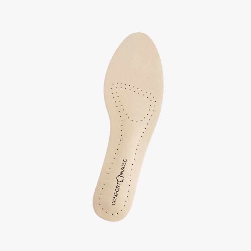 Women's Self-Adhesive High Heel Comfort Insoles - Soft Breathable Latex Pads with Non-Slip Genuine Cowhide for Summer Shoes