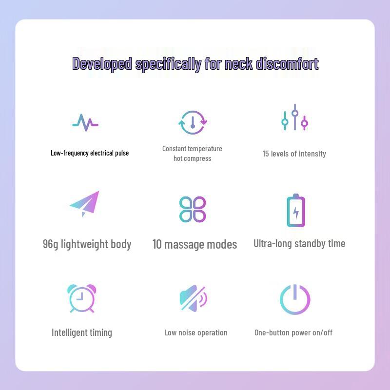 Mini Cervical Pulse Massager with Heat
