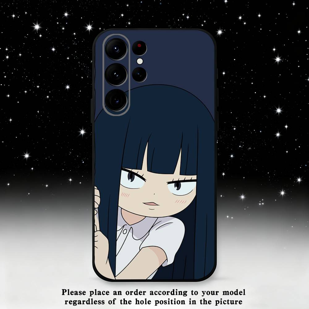 Kimi Ni Todoke Sawako Phone Case For Samsung S25,S24 Ultra,S20,S30 plus,S22 plus,S23,S30 Ultra 5G Silicone Black Shell