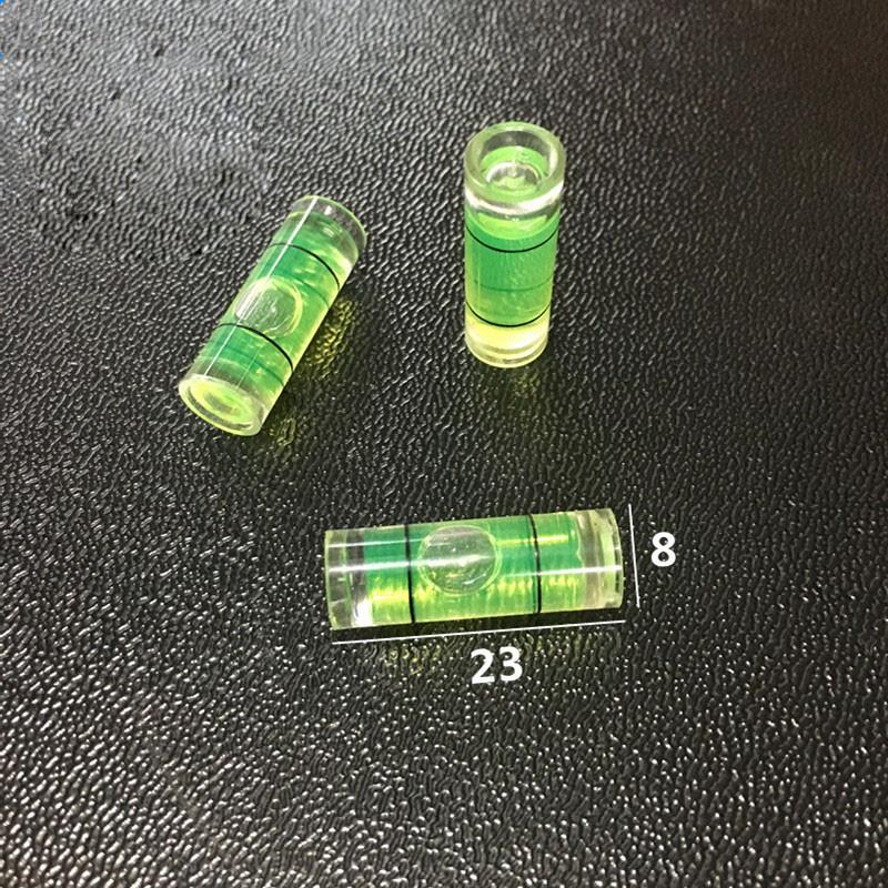 3 Stück Mini Wasserwaage Zylindrisch Rund Libelle Wasserwaage Horizontal Präzisionsmess-Set