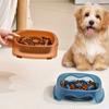One Piece of Dog Anti-choking Slow Food Bowl Dog Bowl Dog Basin Feeder Cat Bowl Pet Supplies Dog Food Bowl Cat Food Basin