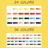 Professional Watercolor Pigment Kit 12/18/24/36 Colors DIY Painting Watercolor Kit  Art Supplies