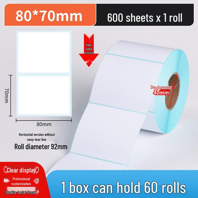 Durable Thermal Adhesive Barcode & Price Label Stickers