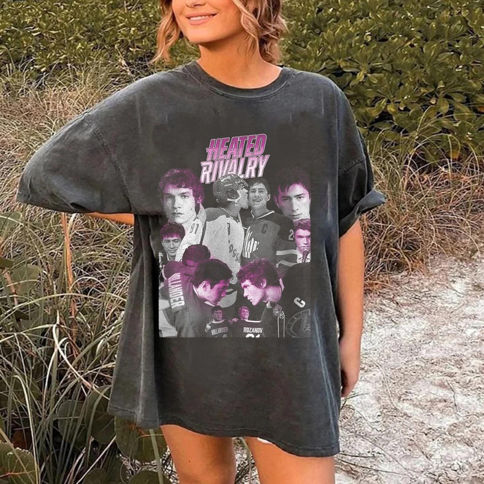 

Heated Rivalry Hollanov T-shirt, Shane And Ilya Couple Tee, Sport Romance Fans XL