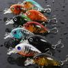 1 szt. 4,5 cm Realistyczne Crankbait Plastikowe twarde 3D Oczy Przynęta Przynęta wędkarska Hak wędkarski