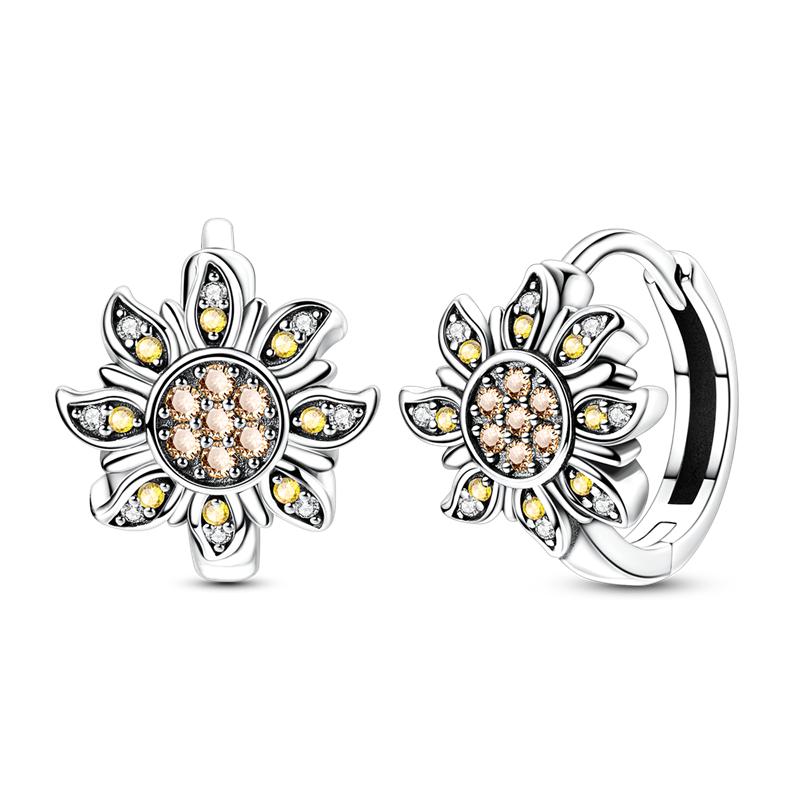 Women Hoop Earrings 2025New 925 Silver Sweet Cherry Earring Wedding Engagement For Girlfriend Wife Birthday Gift