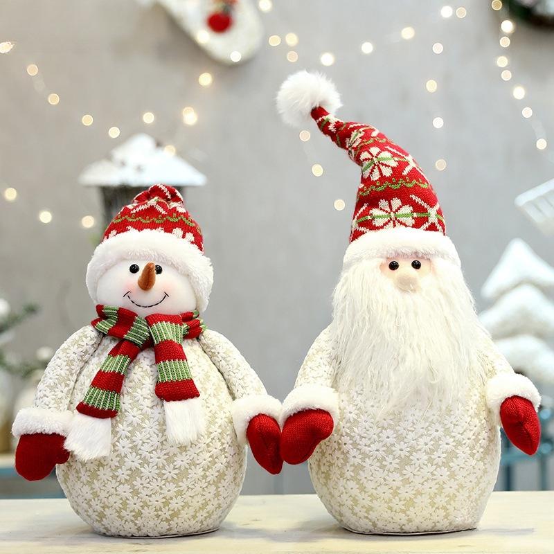 Christmas Snowflake Series: Snowman, Santa, and Reindeer Ornaments for Holiday Decor