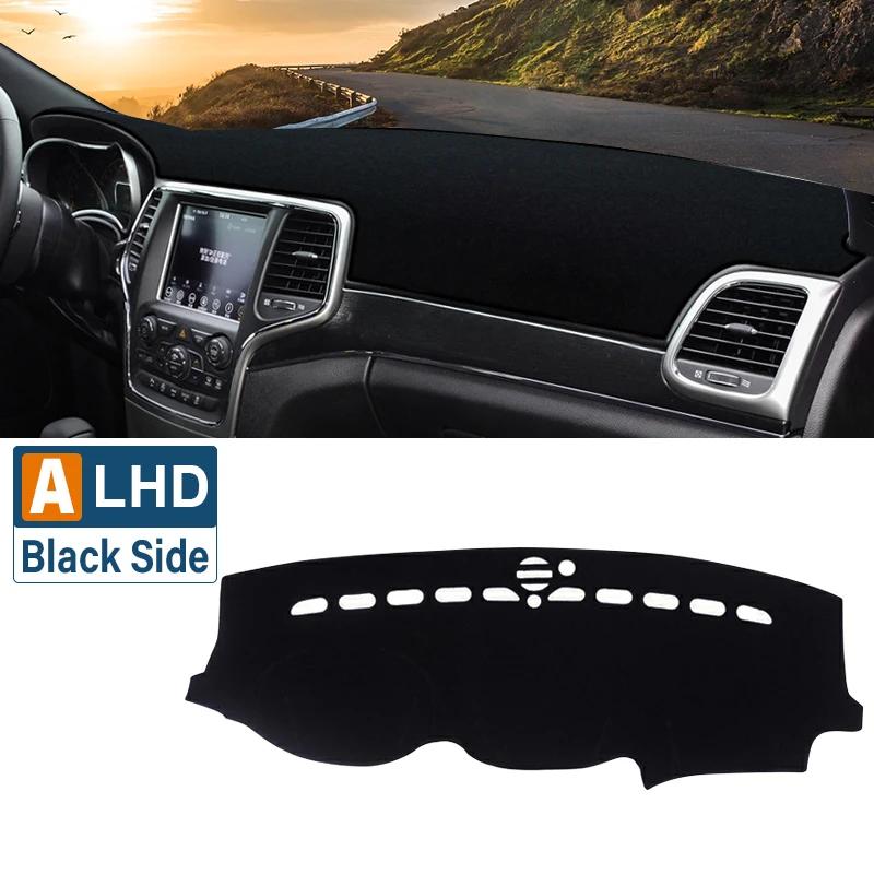 

For Jeep Grand Cherokee 2011- Car Dashboard Mat Sun Shade Non-slip Dash Cover Accessories 2018 2017 2016 2015 2014 2013 2012 Polyester-Black LHD