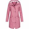 Autumn Winter Mid Length Women Windbreaker Outdoor Females Waterproof Sports Hiking Jacket