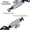 Aluminum Alloy Super Clamp Mount Rotatable Handlebar Holder for GoPro Hero 13 12 11 10 9 Insta360 SJCAM AKASO OSMO Action Camera