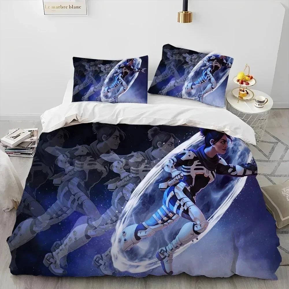 Comforter A-Apex Legends Game Gamer Cartoon Bedding Set Bedroom Soft Modern S Comefortable And