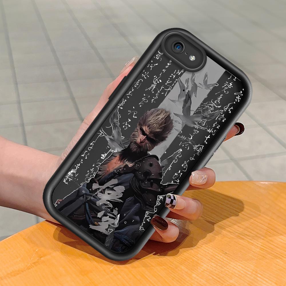 Soft Silicone Square Ladder Printing Pattern Phone Casing Full Cover Camera Shockproof Protection Rubber Case for iPhone Infinix Tecno OnePlus