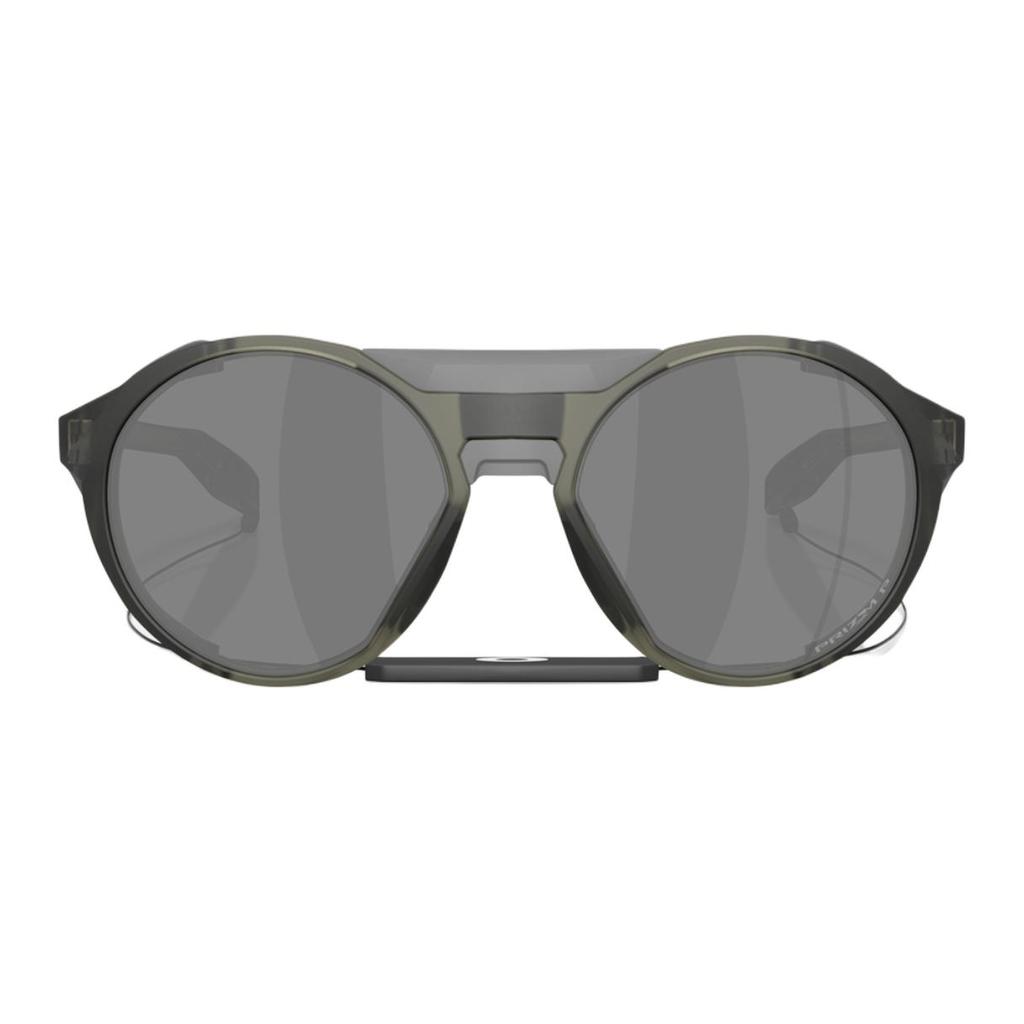 Oakley Logo Design Plastic Round Sunglasses Unisex Couple Black