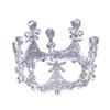 Children's Crown Birthday Crown Baroque Hairband Zircon Crown  Wedding Dress Headwear Large Crown  Bride's Crown