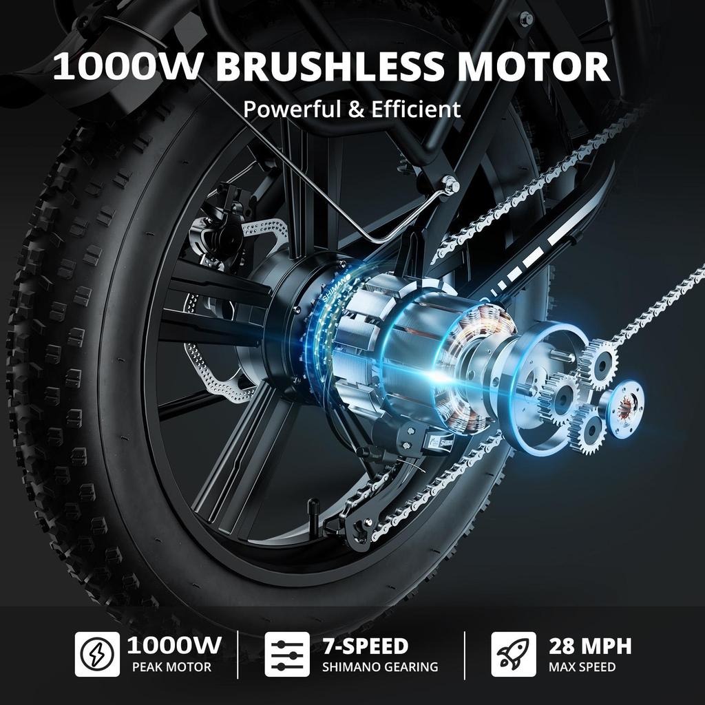 Ebike E20 1000W Fabrik Direktverkauf Faltbares Elektro 20 Zoll Faltbares Elektrofahrrad 48V 15Ah Offroad Elektrofahrräder.