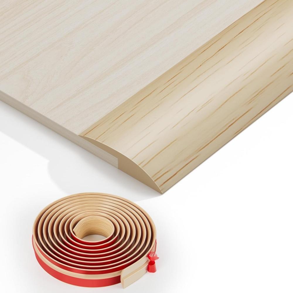 1pc 3metersX3.5cm Professional Carpet To Tile Floor Transition Strip Self Adhesive Cuttable Threshold Cover Household Doorway