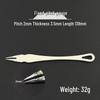 Stainless Steel Leather Spacing Gauge for Handcraft DIY – Precise Line Drawing Tool