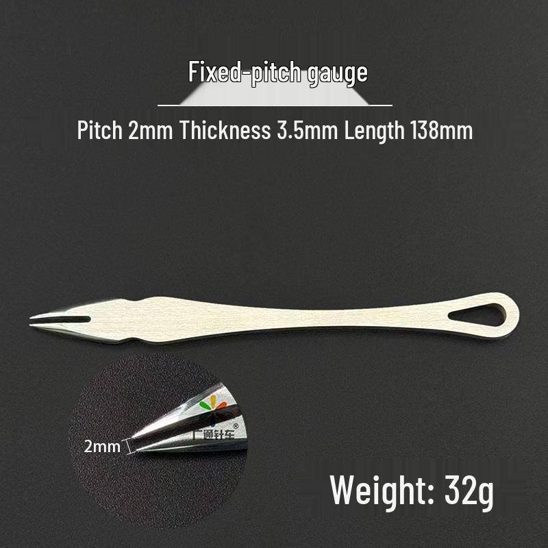 Stainless Steel Leather Spacing Gauge for Handcraft DIY – Precise Line Drawing Tool