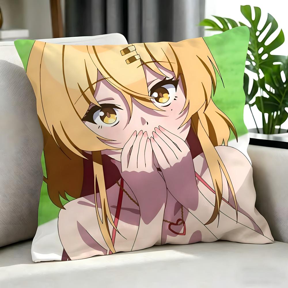 Anime Banished From The Hero'S Party Season 2 Cushion Cover Cushion Cover Set 4Pcs 50X50 45X45 40X40 Pillowcase Decorative Sofa