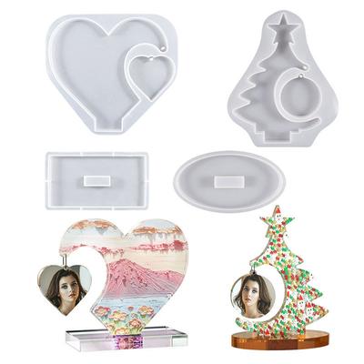 Diy cristal caindo cola árvore de natal desktop atividade plug-in 3d decoração tamanho amor moldura da foto caindo cola multiuso bolo molde