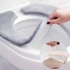 Toilet Lid Cover Adhesive Warm Bathroom Accessories Toilet Mat Seat Case Lid Pad Toilet Seat Cover