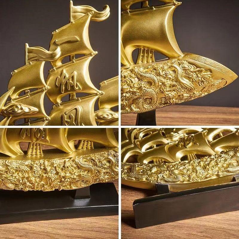 Smooth Sailing Ornament for Home: Wine Cabinet, Entrance, or TV Cabinet Decor
