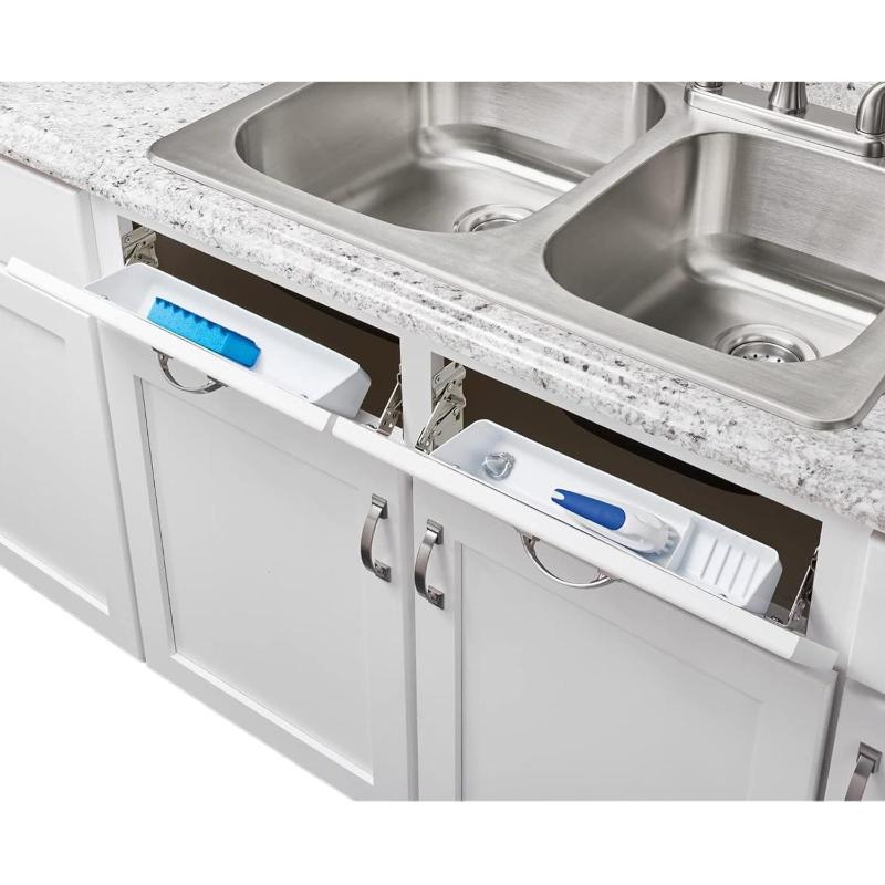 2 Stück Küchenschrank Ausklappbare Schubladen Scharniere Selbstschließend 45 Grad Schwenkarm Scharnier Für Spülenschublade Badezimmer Organizer Schuhschränke