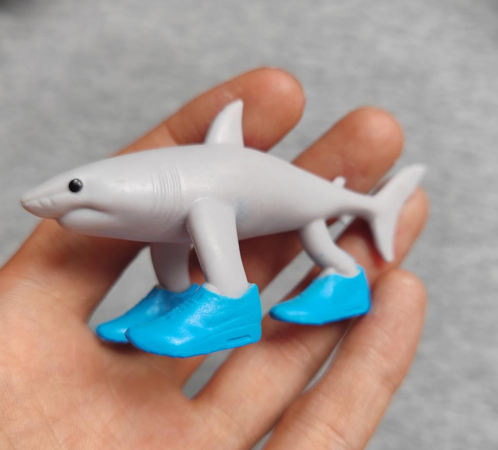 8Pcs Brainrot Tung Sahur Figure Toy Tralalero Tralala Figures Bombardino Crocodilo Shimpanzini Bananini Model Decor Doll Gift