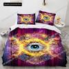 Big Eye Duvet Cover Cover Colourful Painting Art Comforter Cover King Queen Size For Teens Adults Kids Polyester Bedding Set
