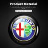 8pcs Car Door Lock Keyhole Stickers Protector Lock Core Decal For Alfa Romeo Giulia 147 Mito 156 159 166 GT Stelvio Brera