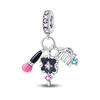 New copper Lipstick Highheeled Shoes Ace Of Spades Charm Bead Charms Bead Charms Compatible With 3mm Authentic Bracelets Anniversary Jewellery Gift