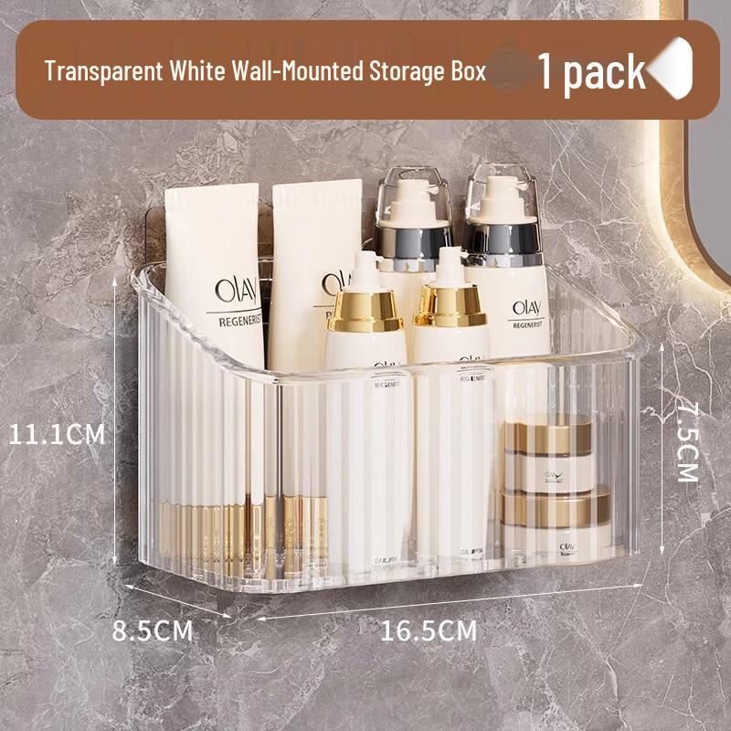 

Zhaoran Clear Wall-Mounted Used Facial Towel Storage Box