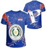 T-shirt con Stampa 3D Bandiera del Paraguay per Uomo Estate Casual Emblema Nazionale Paraguayano Grafica Magliette Magliette da Uomo Top