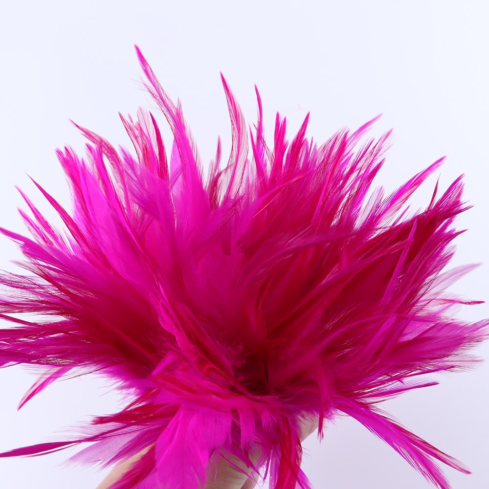 100pcs Natural Rooster Feathers 10-15cm Pheasant Feather for Crafts Fly Fish Plume Decoration Diy Sewing Accessory